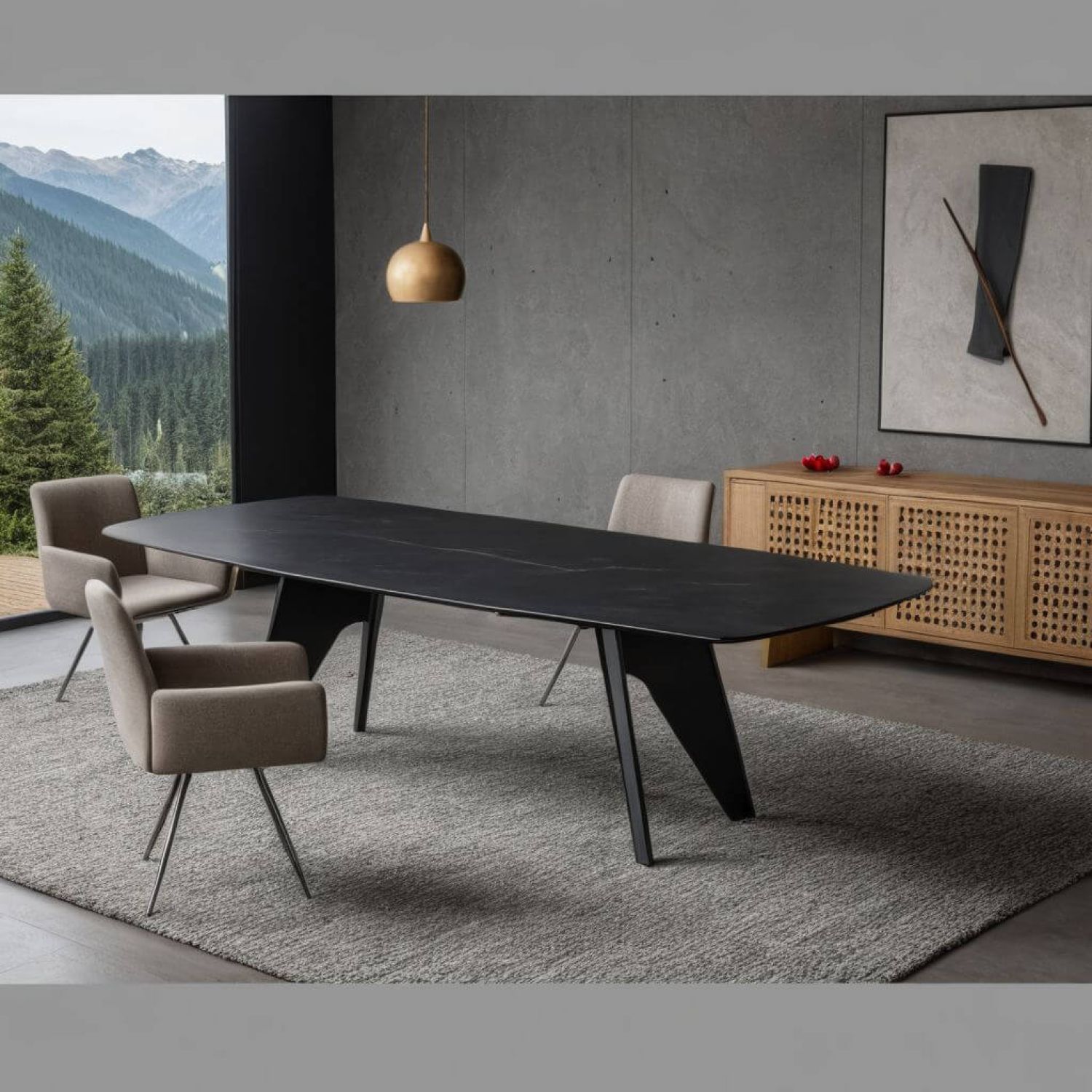 Porcelain Dining Table Models | Elegant and Durable Designs