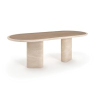 Elba Travertine Dining Table Elba Travertine Dining Table