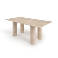 Dieo Travertine Dining Table Dieo Travertine Dining Table