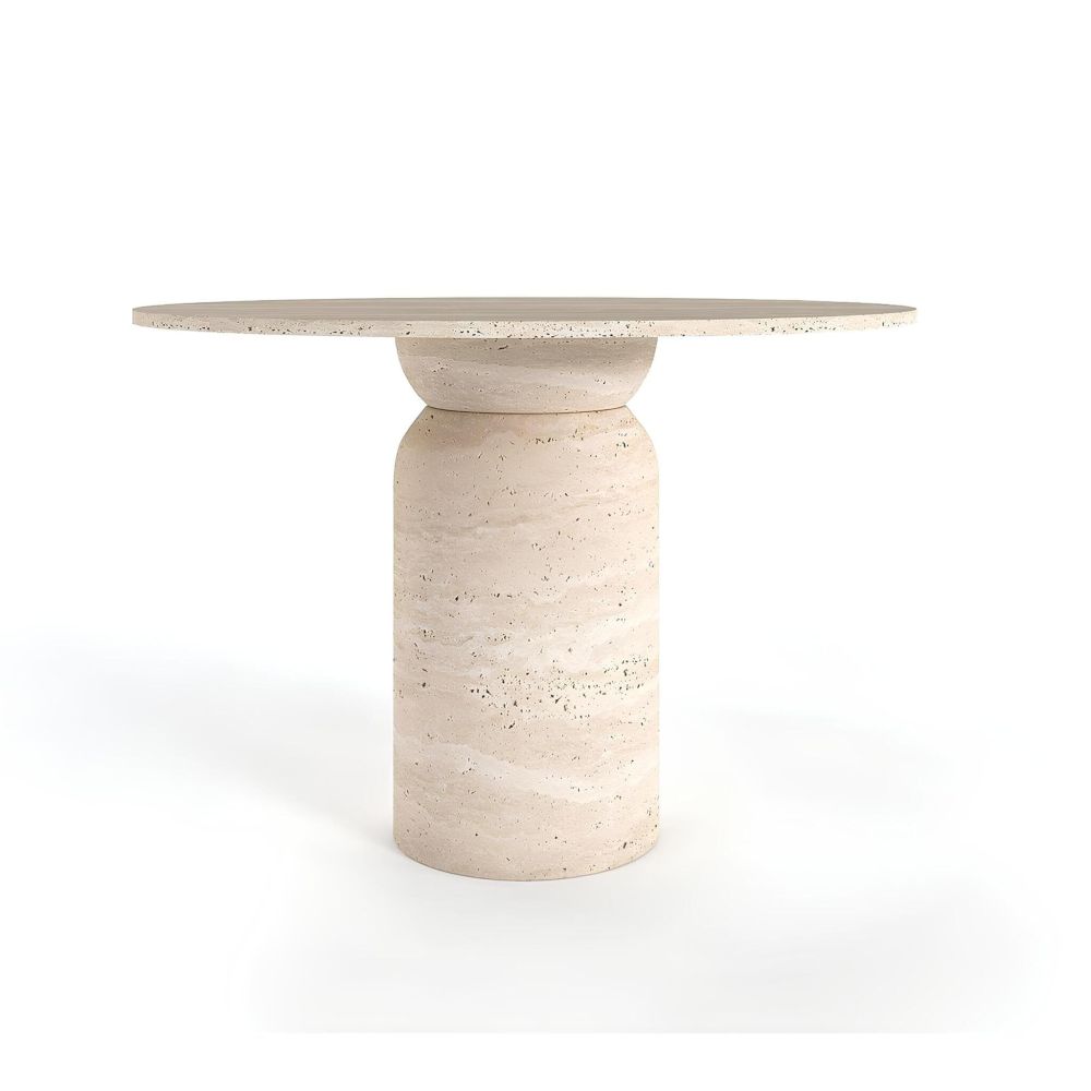 Jose Travertine Dining Table - TRV042