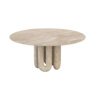 Snake 2 Travertine Dining Table Snake 2 Travertine Dining Table