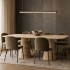 Bruno 2 Travertine Dining Table
