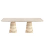 Bruno 2 Travertine Dining Table Bruno 2 Travertine Dining Table