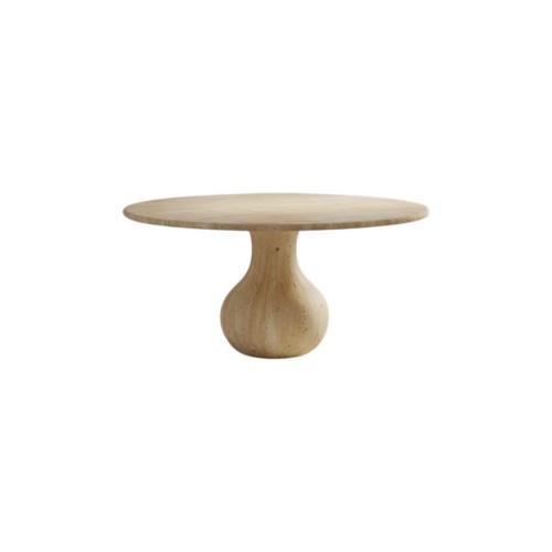 Tomri Travertine Dining Table