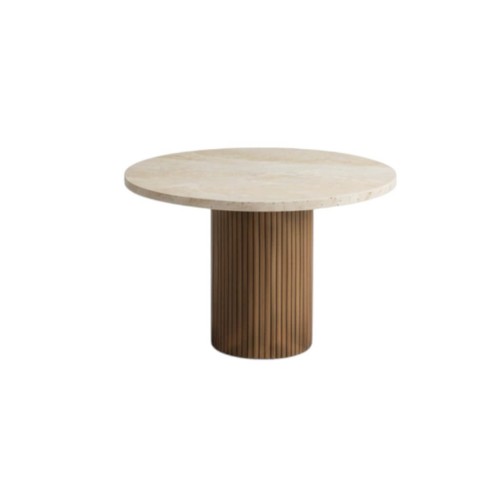 Safi Travertine Dining Table