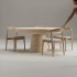 Esti Travertine Dining Table