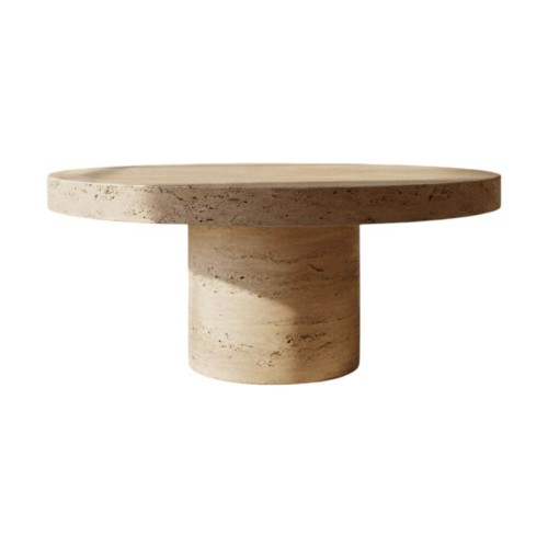 Arki Travertine Dining Table