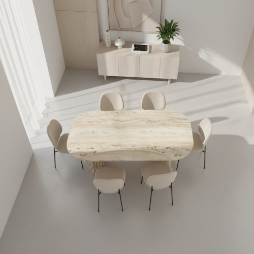Tukas Travertine Table
