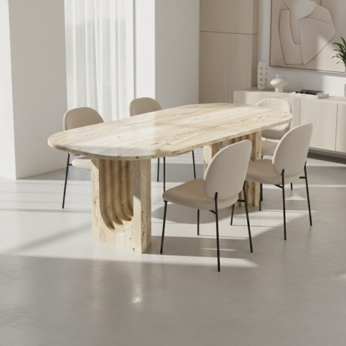 Tukas Travertine Table