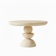 Yuna Travertine Dining Table