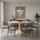 Tora Travertine Dining Table