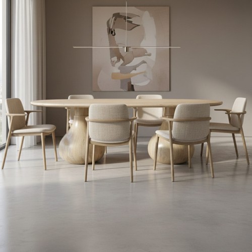 Sane Travertine Table