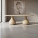 Sane Travertine Table