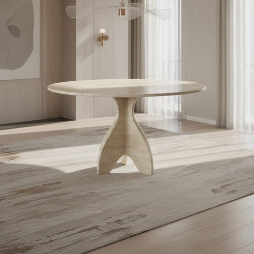 Mages Travertine Dining Table