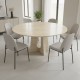 Kento Travertine Dining Table