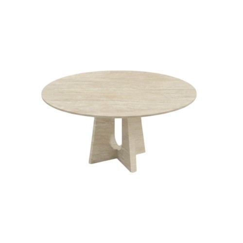 Kento Travertine Dining Table