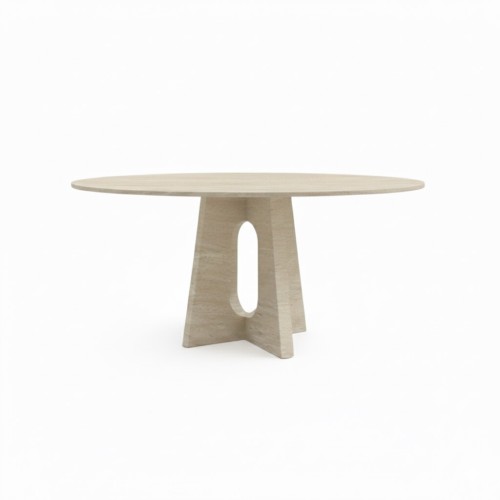 Kento Travertine Dining Table