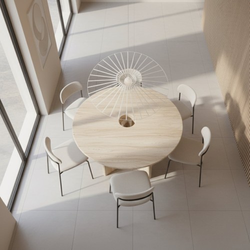 Zekas Travertine Dining Table
