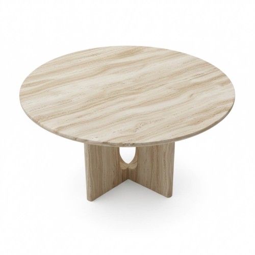 Zekas Travertine Dining Table
