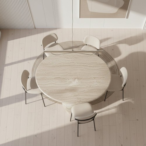 Alande Travertine Dining Table