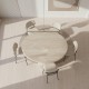 Alande Travertine Dining Table