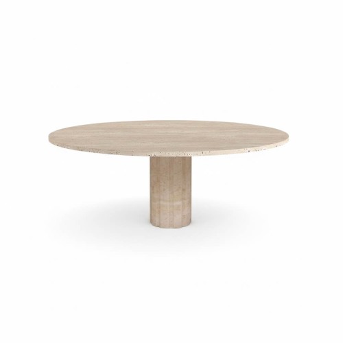 Sele Travertine Dining Table