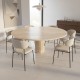 Sele Travertine Dining Table
