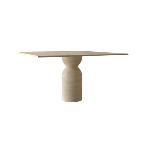 Aliss Travertine Dining Table