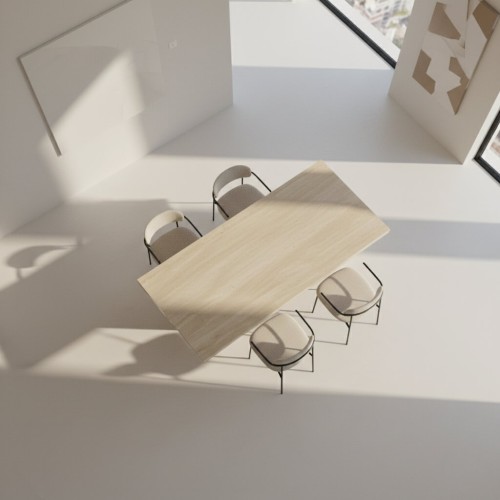 Mina Travertine Table
