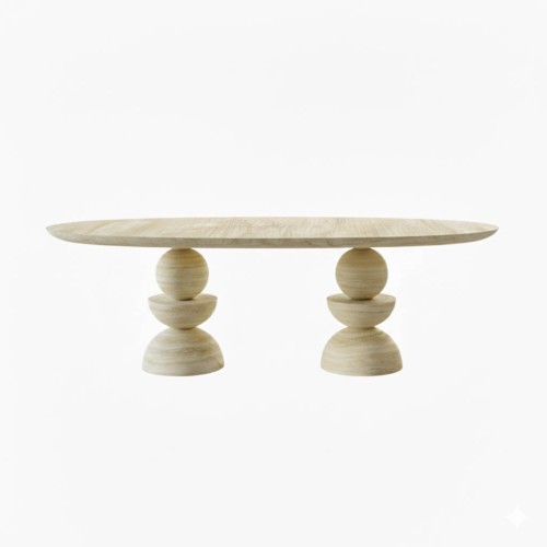 Mokat Travertine Table
