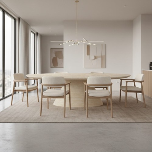 Ano Travertine Table