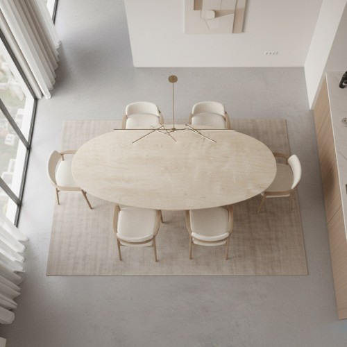 Ano Travertine Table