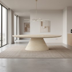 Ano Travertine Table