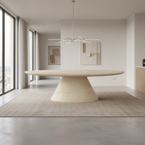 Ano Travertine Table