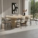 Linar Travertine Table