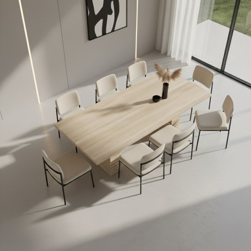 Linar Travertine Table