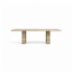 Linar Travertine Table