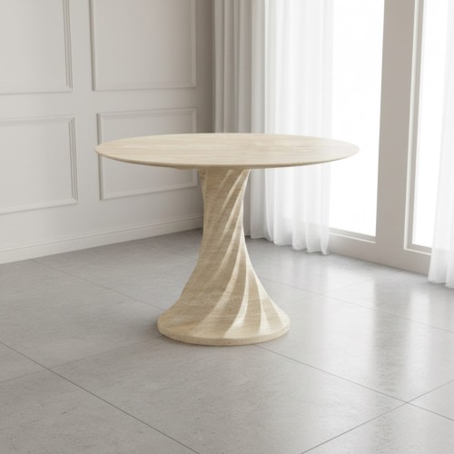 Pote Travertine Dining Table