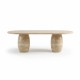 Golon Travertine Dining Table