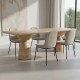Enito Travertine Dining Table