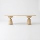 Enito Travertine Dining Table