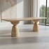 Enito Travertine Dining Table