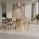 Jour Travertine Dining Table