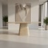Jour Travertine Dining Table