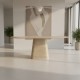 Jour Travertine Dining Table