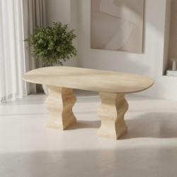 Tukas Traverten Yemek Masası