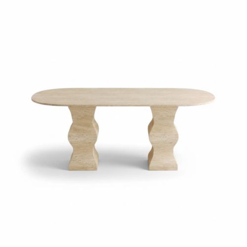 Terrra Traverten Yemek Masası