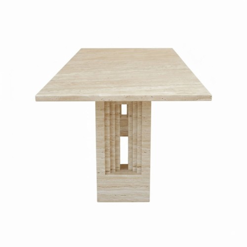 طاولة طعام من حجر الترافرتينHenry