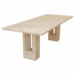 Dulce Traverten Yemek Masası