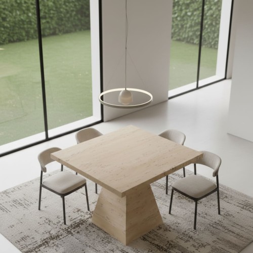 طاولة طعام من حجر الترافرتينNicho 